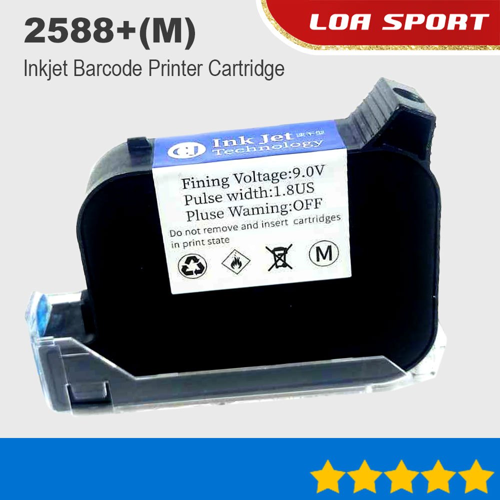 Cartridge Tinta Printer Inkjet Barcode Quick Dry 2588+(M)