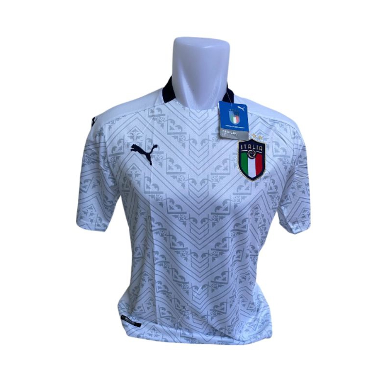 Jersey Baru Away Putih White Italy Italia Pemenang Euro 2020 Kualitas Grade ORI GO