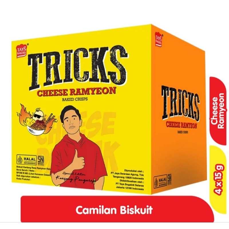 

Tricks biskuit kentang cheese ramyeon 4x15g