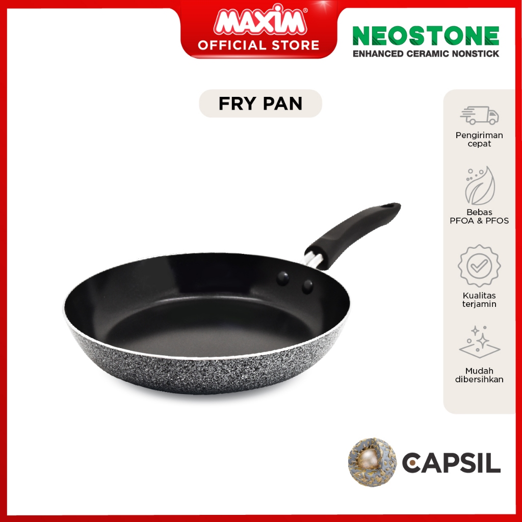 Maxim Neostone Wajan Ceramic Anti Lengket 24cm  Frypan