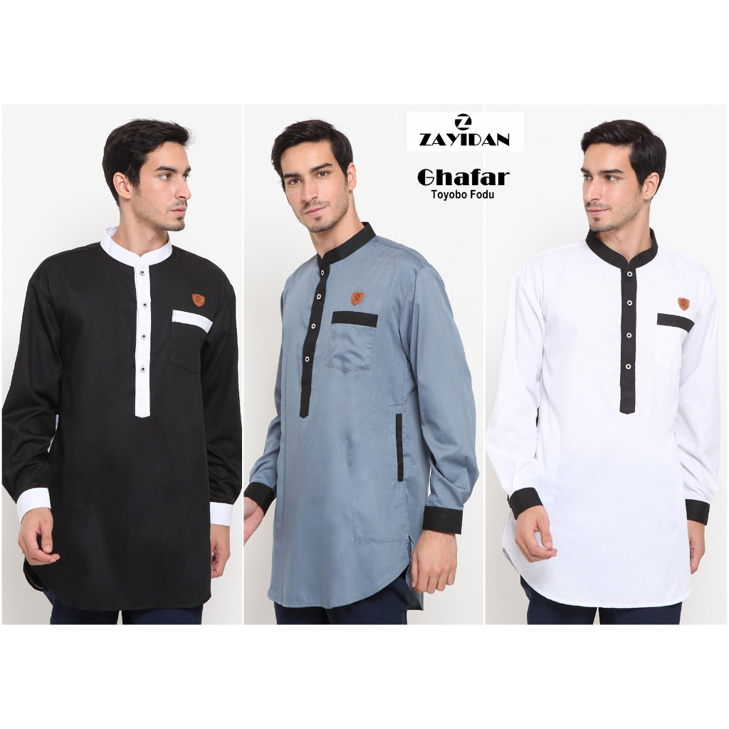 Baju Koko Gamis Cowok Zayidan - Ghafar