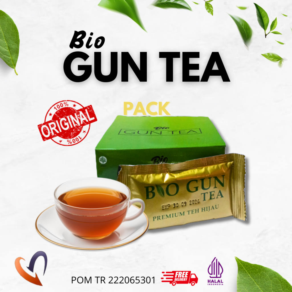 

Bio Gun Tea | TEH HIJAU PREMIUM | Per-Box Untuk Kesuburan & Vitalitas Pria