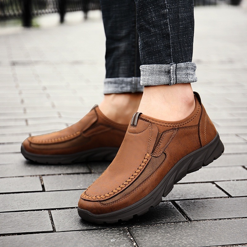 SEPATU KULIT PRIA IMPORT SEPATU ZINOS FASHION STYLE KEKINIAN ORIGINAL 100%