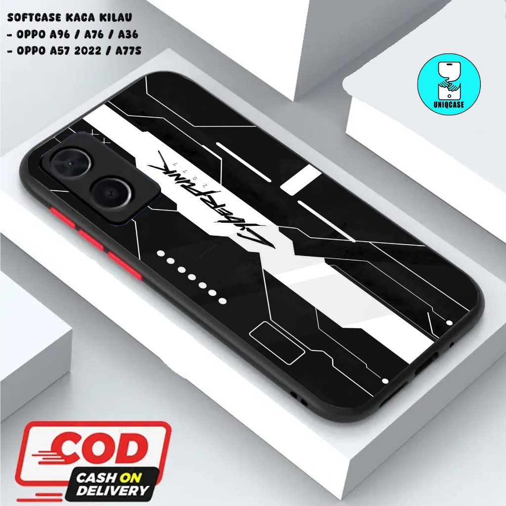 UNIQ  CASE SOFTCASE GLOSSY (KACA KILAU) OPPO A96 / A76 / A36 || OPPO A57 2022 / A77S dan ALL TYPE SM