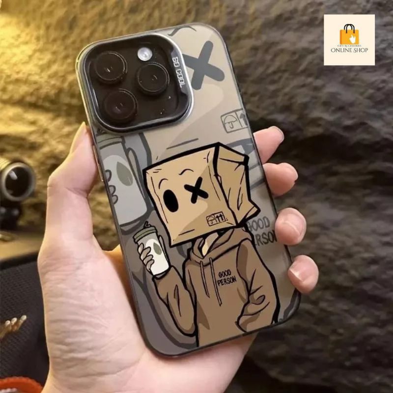 LL18 Premium Matte Case Casing HP Paper Box Man Untuk VIVO Y29 V40 lite V29 4G V29E 5G Y200 5G V30 V