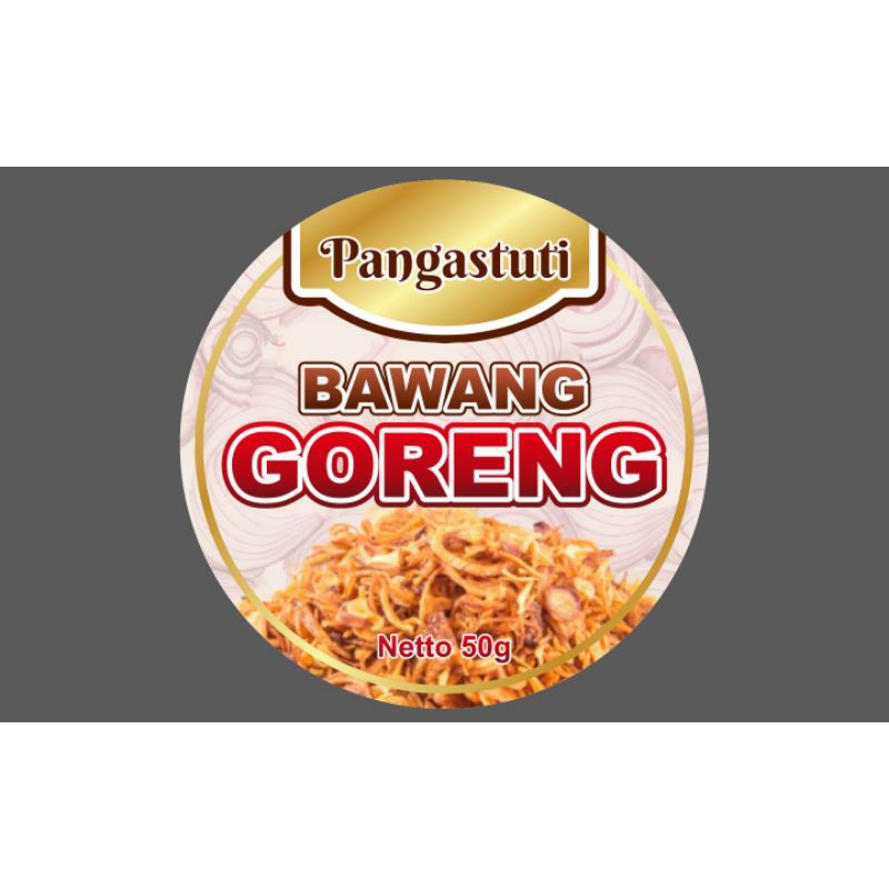 

bawang goreng PANGASTUTI toples kecil
