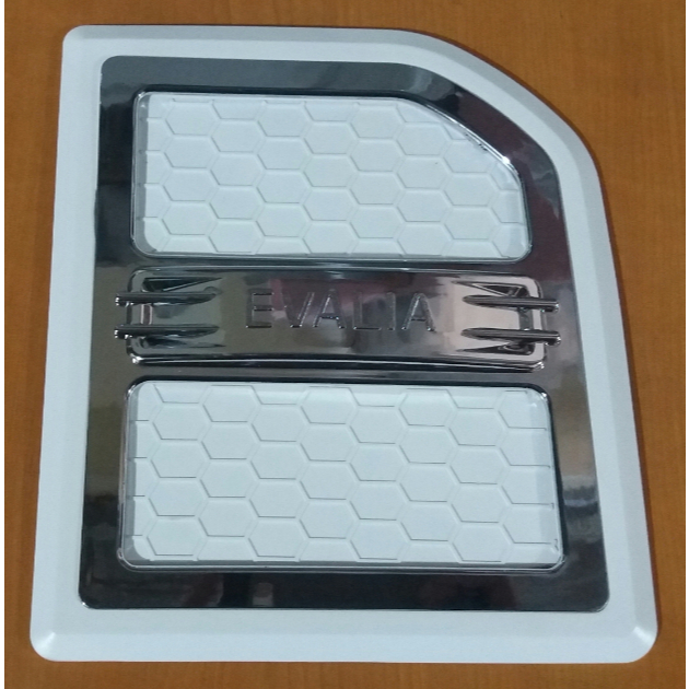 NISSAN EVALIA PENUTUP TANGKI BENSIN EVALIA TANK COVER LUXURY WHITE AKSESORIS EKSTERIOR EVALIA