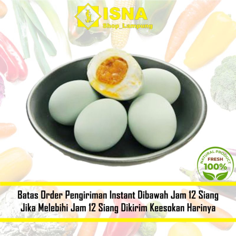 

Telur Bebek Asin Matang 1 Butir - Sayur Fresh