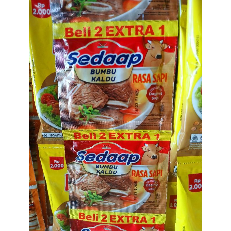 

Sedaap Penyedap Rasa hanya 1.000-an isi 3