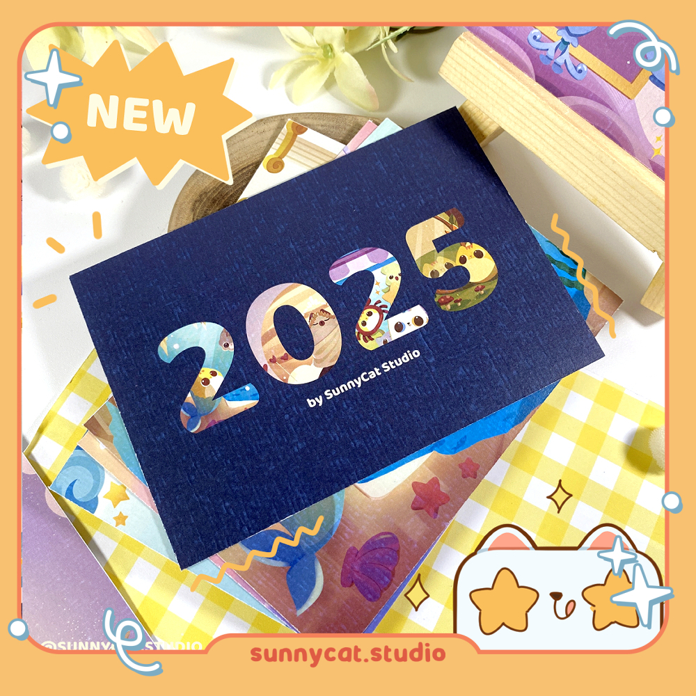

Kalender 2025 SunnyCat Studio Zodiac Series