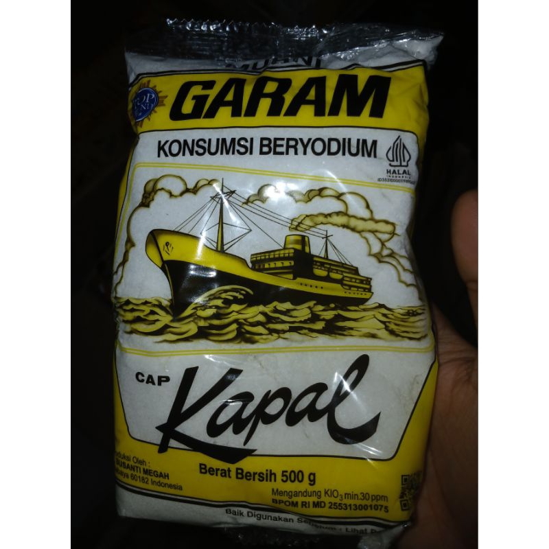 

Garam Kapal 500 Gram hanya 5.000-an