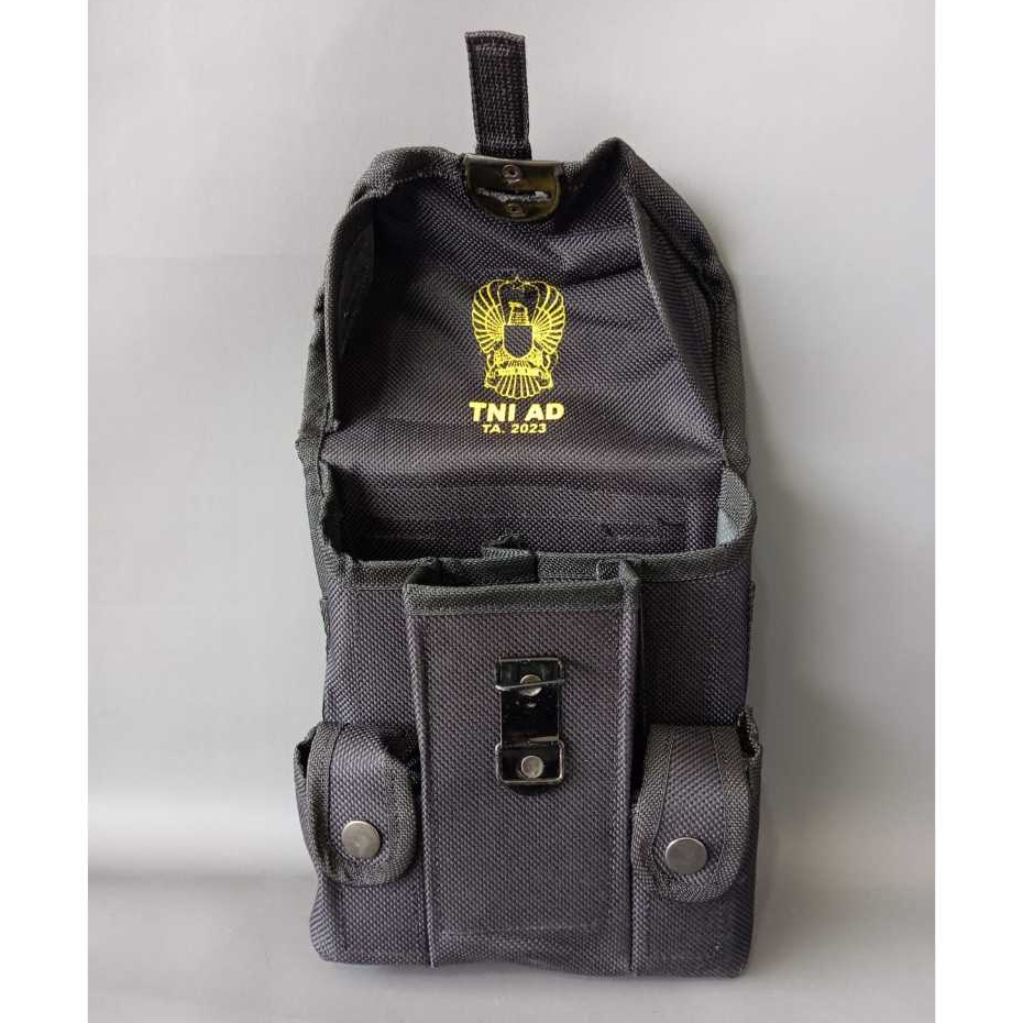 Tas magazine tempat magazen M16 hitam
