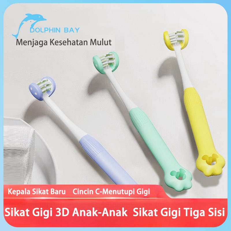 Sikat Gigi Anak Tiga Sisi Lembut Dan Halus 456