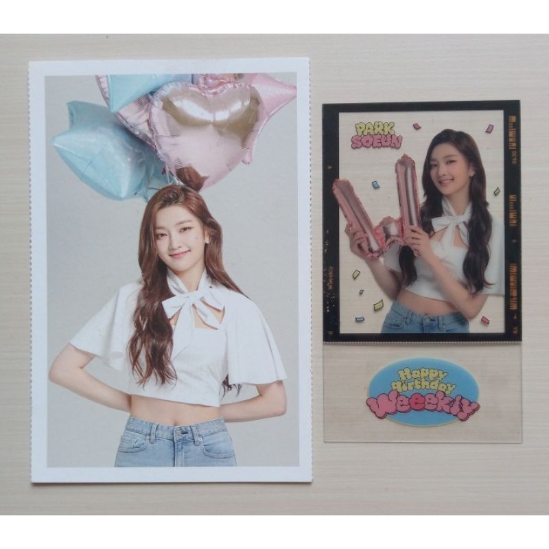 Official Standee Postcard Soeun Weeekly 1st Anniversary