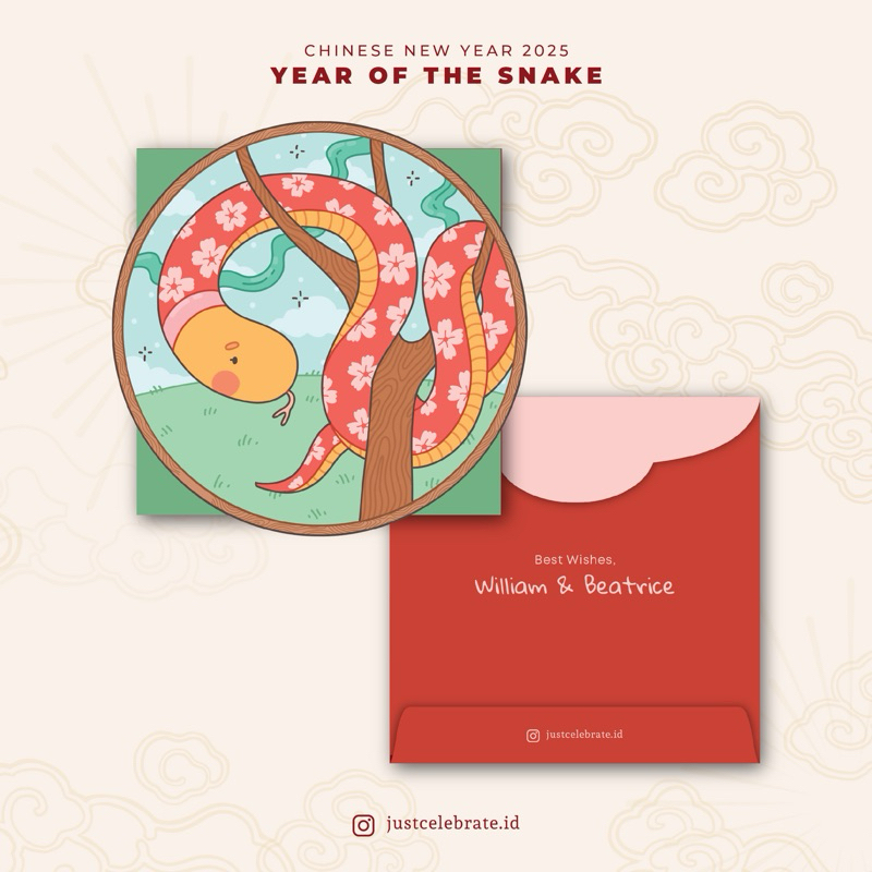 

CUSTOM ANGPAO 2D YEAR OF THE SNAKE 2025 | ANGPAO ULAR | HONGBAO CHINESE NEW YEAR | ANGPAO LEBARAN, IMLEK, WEDDING, SANGJIT, BIRTHDAY, CONDOLENCES, ETC