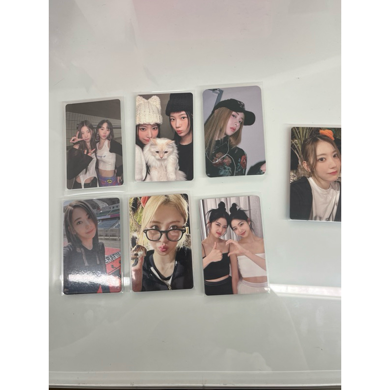 le sserafim photocard pc kpop official yunjin kazuha sakura chaewon