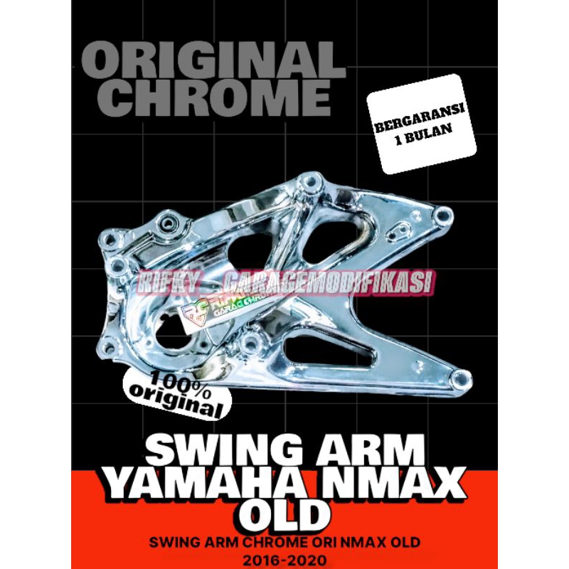 arm swing arm nmax old part original yamaha 2dp chrome