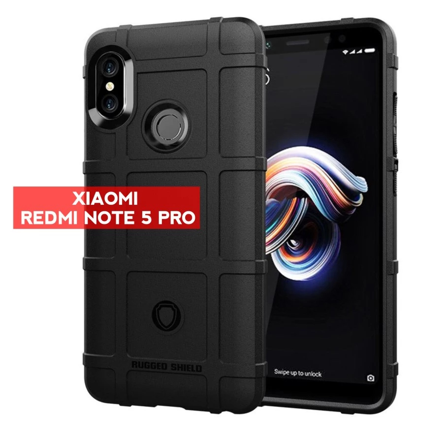 XIAOMI REDMI NOTE 5 PRO RUGGED SHIELD ARMOR CASE ANTI SLIP SHOCKPROOF