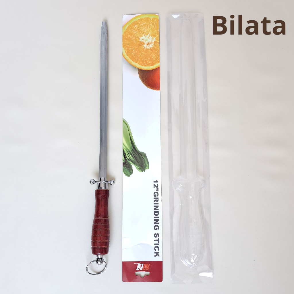 Sharpening Jianfeng Bulat Pengasah Pisau Regular Cut 30cm Gagang Kayu