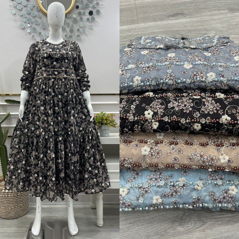 TERBARU  Dress salvina ys / midi dress payet v salvina ys