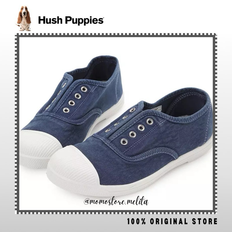 HUSH PUPPIES Lorena Navy Sepatu Wanita Original