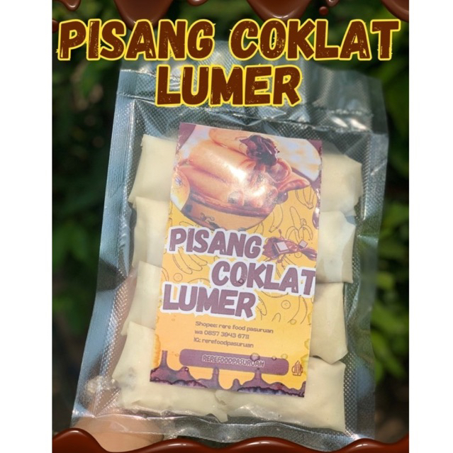 

REREFOODPASURUAN || PISANG COKLAT LUMER (Frozen food) isi 8 pcs ukuran sedang