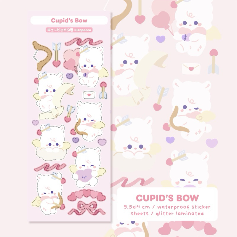 

Cupid’s Bow (Deco Sticker Sheets) | Art by Lenpacca