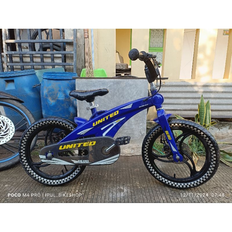sepeda anak united aero full alloy ukuran 16