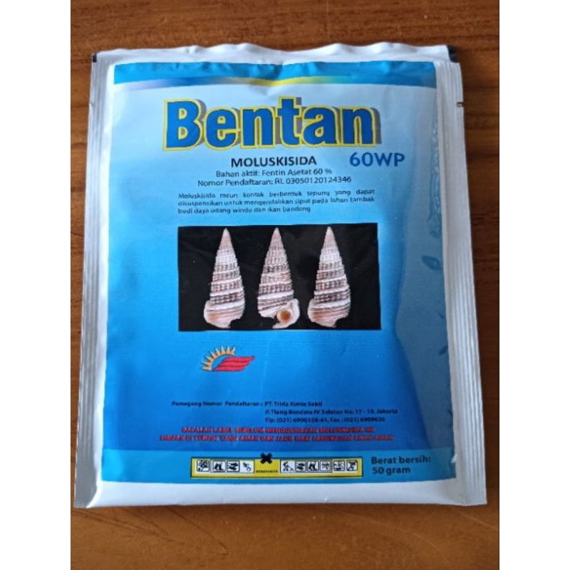 Insektisida BENTAN 60 WP RACUN KEONG 50 GRAM