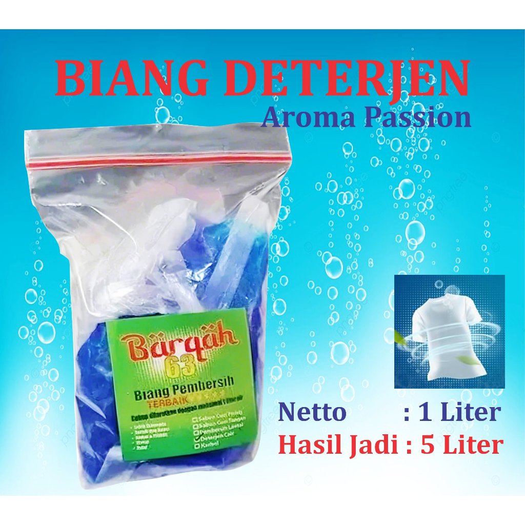 BIANG DETERJEN untuk 5 Liter - Deterjen Cair - REFILL - DETERJEN CUCI BAJU - SABUN DETERJEN CAIR - B