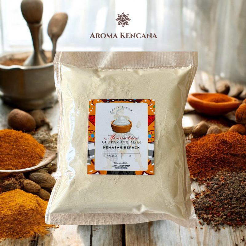 

MSG Penyedap Rasa Grade A (Premium) 1 KG - AROMA KENCANA