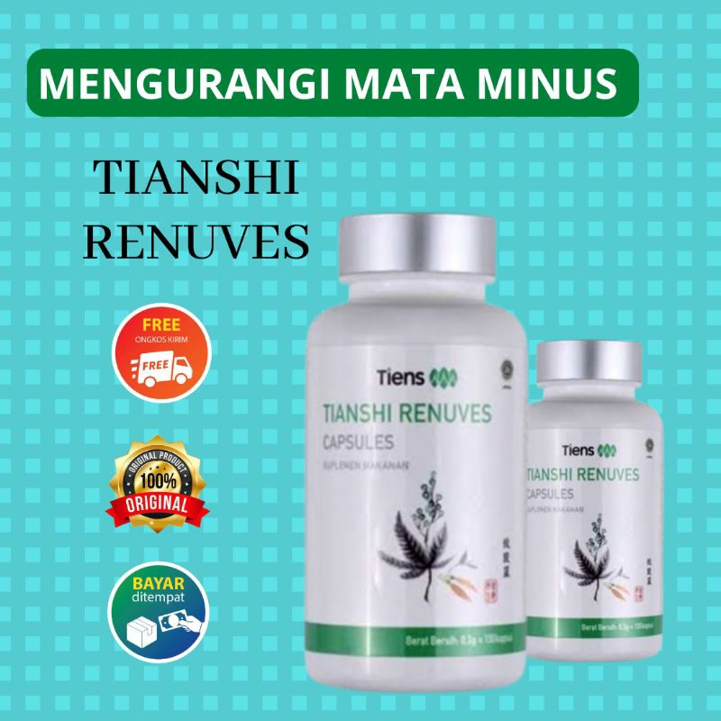 Obat Mata Minus| Mata Katarak Renuves Tiens Original