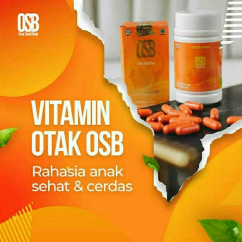 

OSB KAPSUL 1 Box 60 Kapsul Vitamin Terbaik Otak Anak Cerdas Dan Dewasa Omar Smart Brain - OSB ORIGINAL