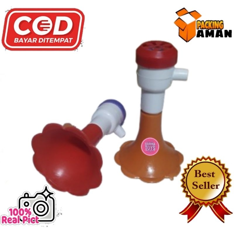 COD PROMO PERPCS MAINAN MURAH ANAK TEROMPET BUNGA / TEROMPET PELANGI / TEROMPET POMPA / TEROMPET BOL