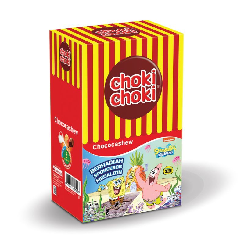 

SACHET" Choki Choki ChocoCashew Spongebob MT 36GR