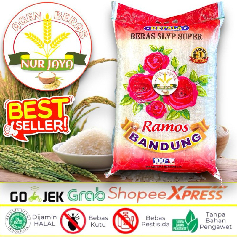 

Beras cap ramos bandung premium 5kg 10kg 20kg termurah