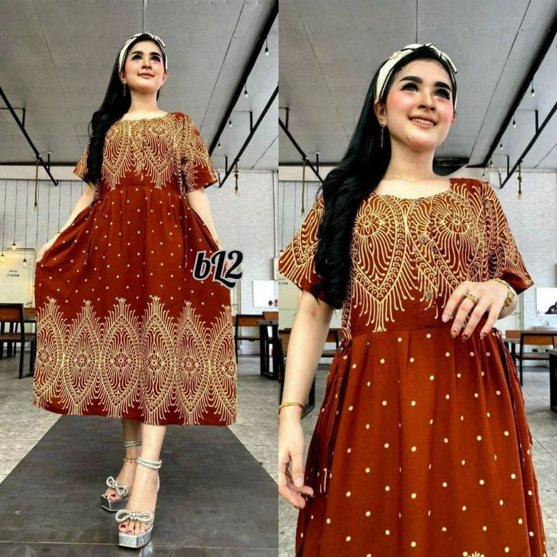 DasterBatikBusuiLenganPendek/DasterSultanJumbo/DasterBatikCibiJumboRayon