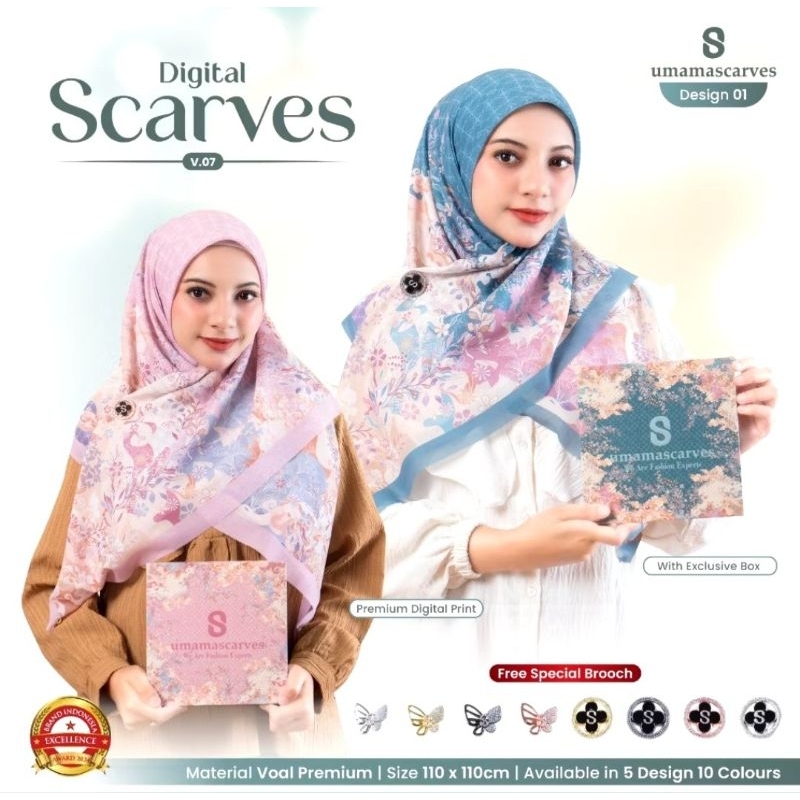 Umama Scarves & Scarf dengan Premium Box