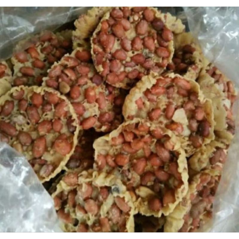 

Peyek Full Kacang 200gr Gurih Renyah