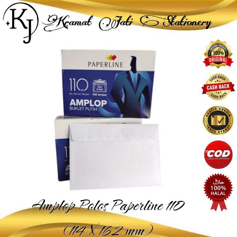 

Amplop Putih Polos Paperline 110 (1 Pack)