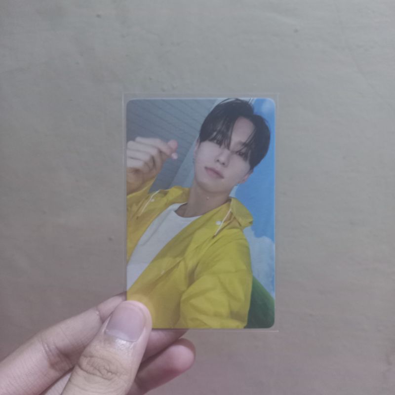 photocard hoshi heaven carver kuning seventeen