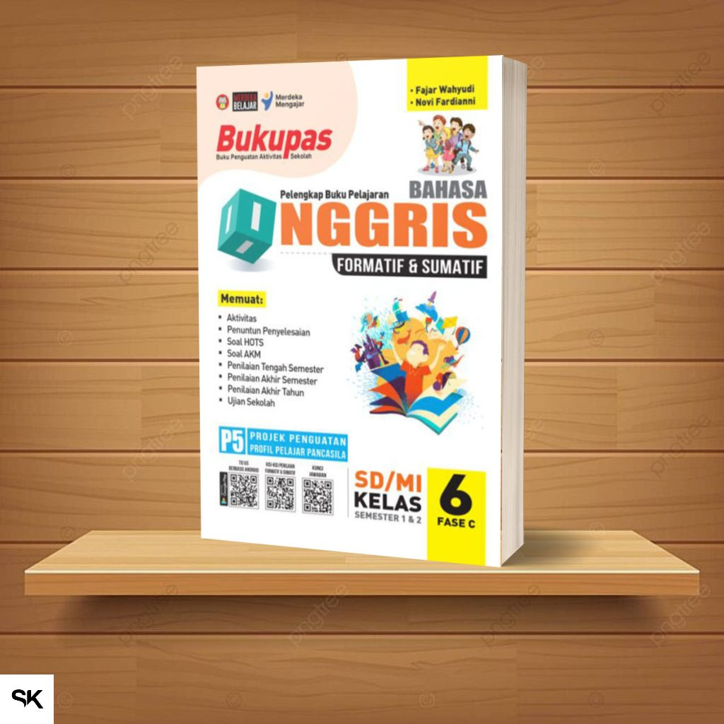Bukupas Ringkasan Materi dan Latihan Soal Bahasa Inggris SD/MI Kelas 6 Kurikulum Merdeka