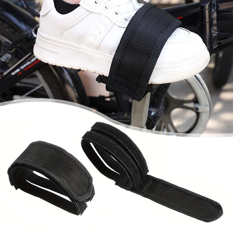 1 Sepasang Strap Tali Pedal Sepeda Anti Slip Pedal Toeclip Strap