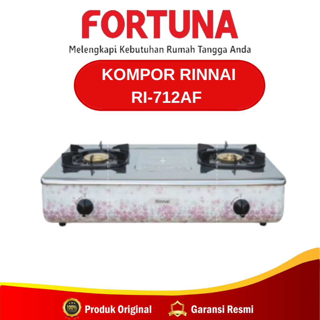 Kompor Rinnai RI-712AF / Kompor 2 Tungku RI-712AF