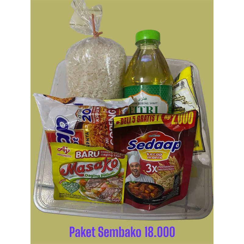 Paket Sembako Jum at berkah / hajatan