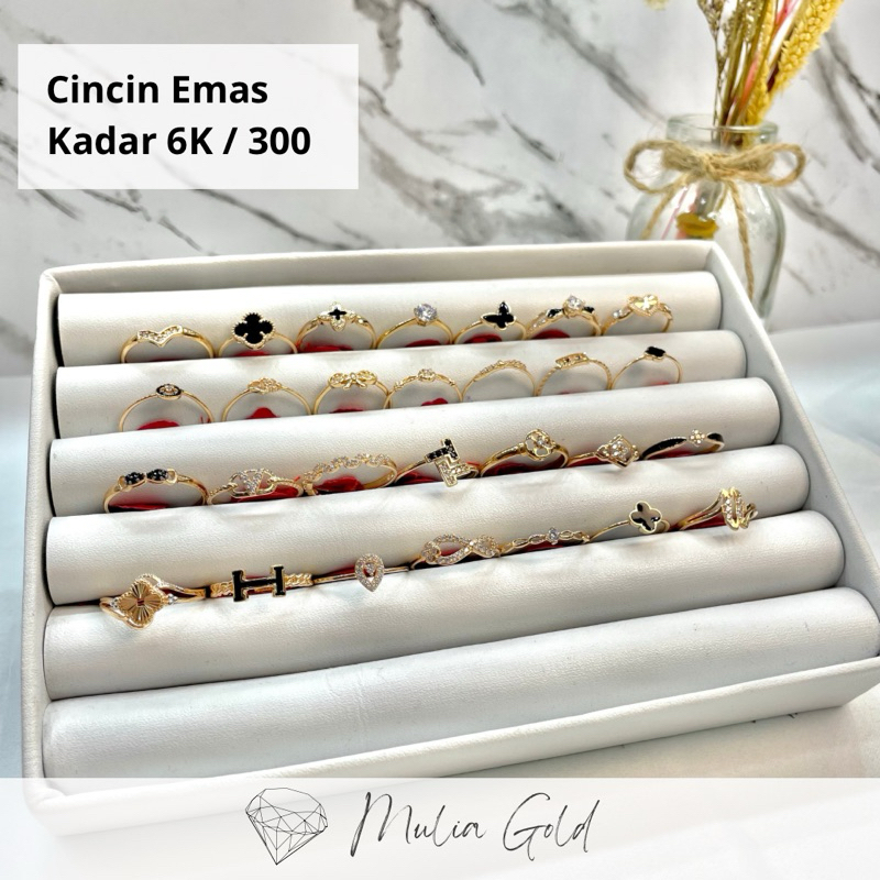 Cincin Emas Kadar 6K / 300 (1 gram) - Toko mas mulia bekasi