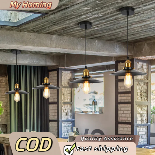 Lampu Gantung Industrial Mini Edison E27 Nordic Bar Besi untuk Dekorasi Rumah / Restoran / Toko Lamp