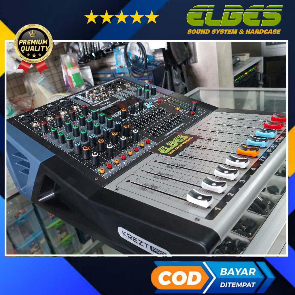 Power Mixer KREZT PM-04 mixer 4 chanel PM04 stereo