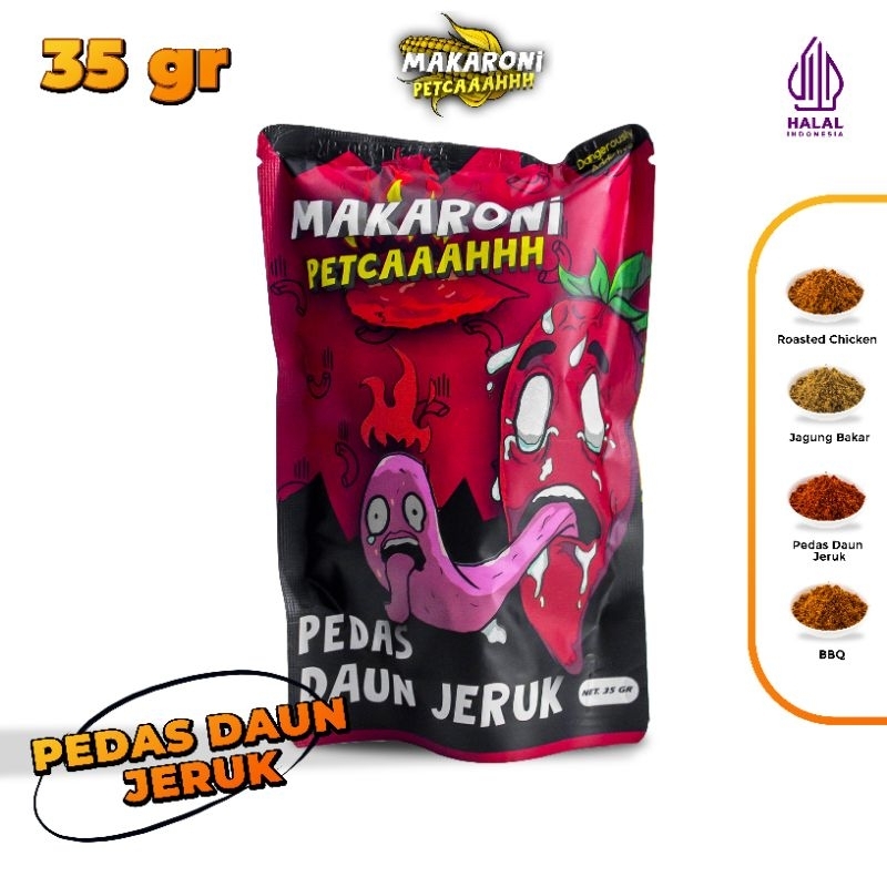 

Makaroni Pecah Rasa Pedas Daun Jeruk Snack dan Makanan Ringan Macaroni Crispy Tidak Bantet dan Keras