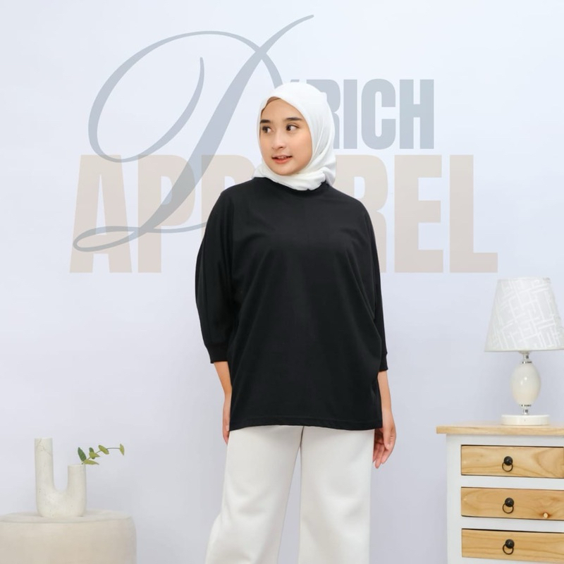 Atasan Batwing Wanita, Kaos Batwing Polos, Batwing model Kelelawar Kekinian, Atasan Batwing Jumbo, K
